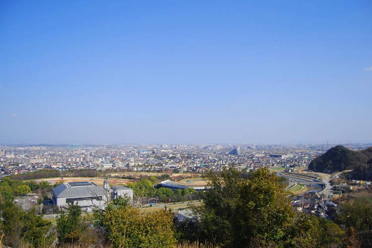 生石神社山上からの景色