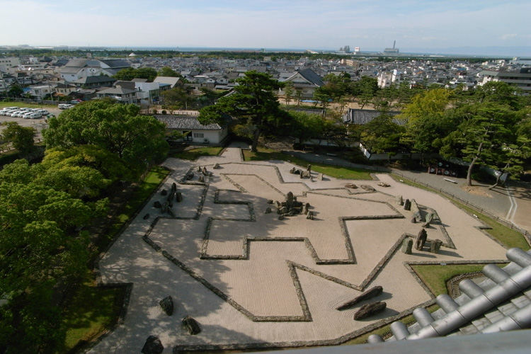 岸和田城・八陣の庭