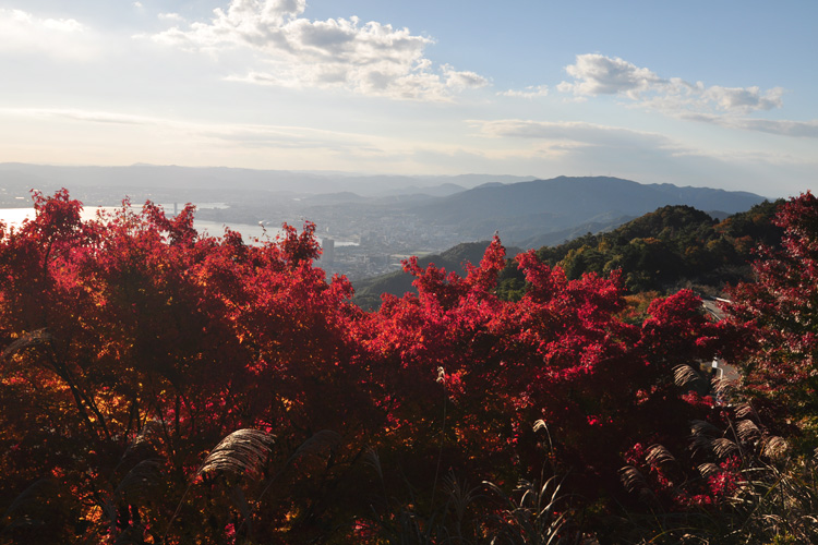 比叡山から琵琶湖方面